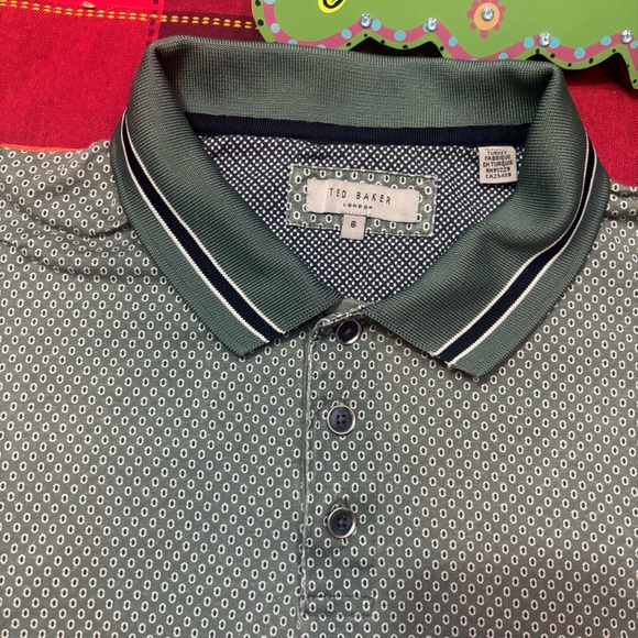 Ted baker Men polo shirt sz 6 - Picture 3 of 12